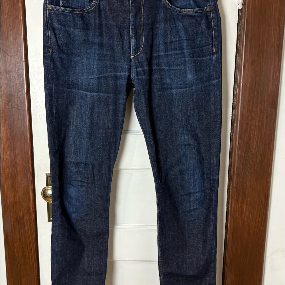 rag & bone Dark Blue Straight Jeans